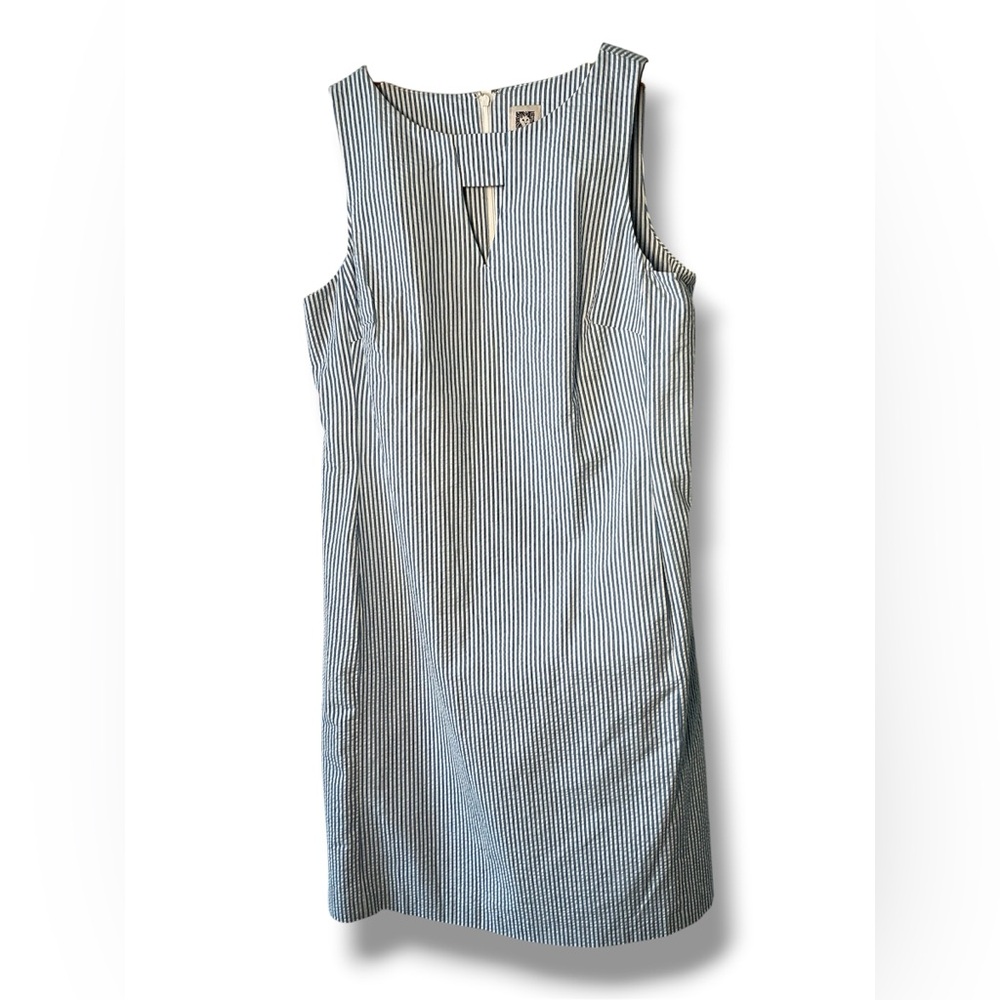 Anne Klein seersucker dress